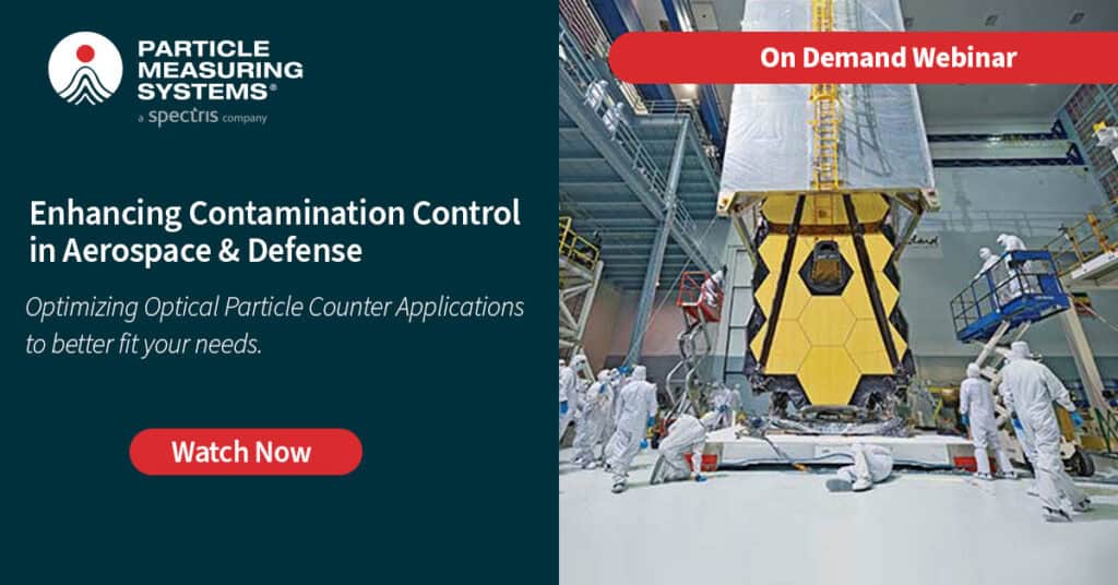 Contamination Control in Aerospace & Defense webinar