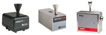 Particle counting solutions with or without an internal vacuum. VHP compatible available.